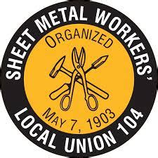 sheet metal worker union salary|local union 104 wage rates.